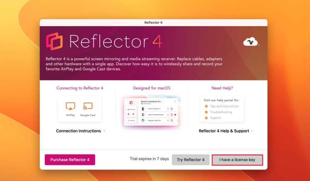 图片[2]-Reflector 4 for Mac v4.1.2英文激活版 ios无线屏幕镜像工具-Mac软件免费下载-Mac良选