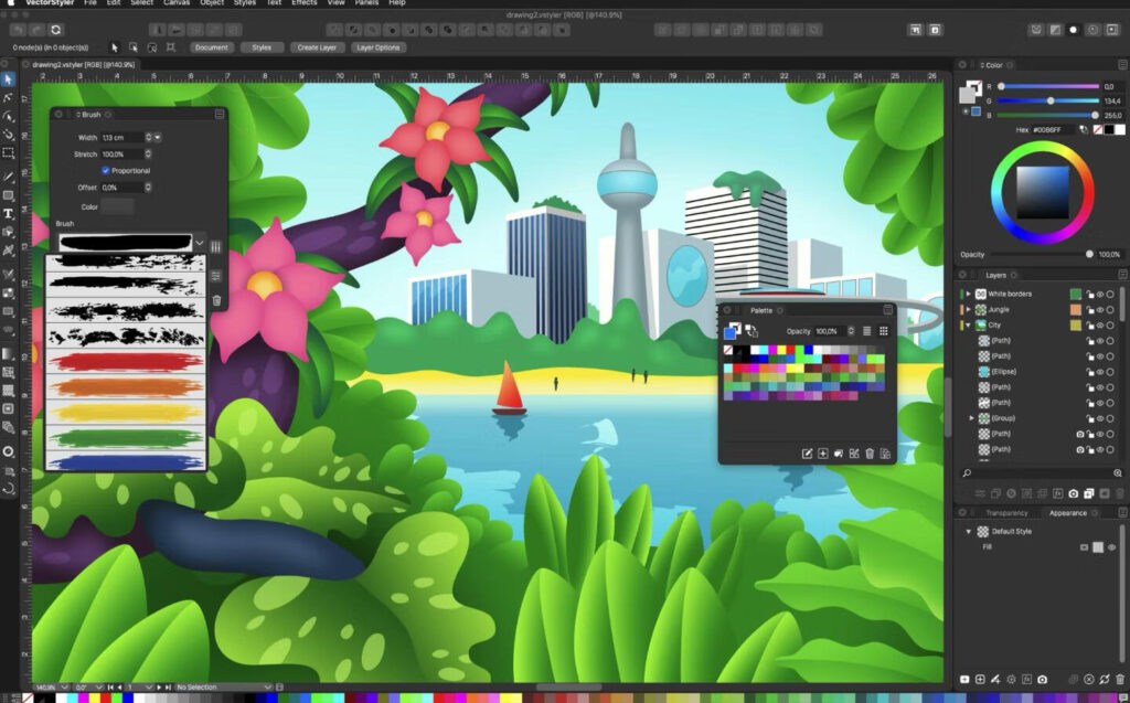 图片[1]-VectorStyler for Mac v1.2.030 英文版 专业的插画绘图软件-Mac软件免费下载-Mac良选