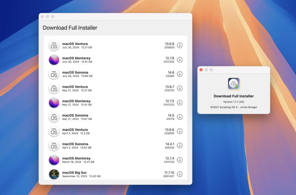 图片[1]-Download Full Installer for Mac v1.1.1 macOS 系统镜像下载管理工具-Mac软件免费下载-Mac良选
