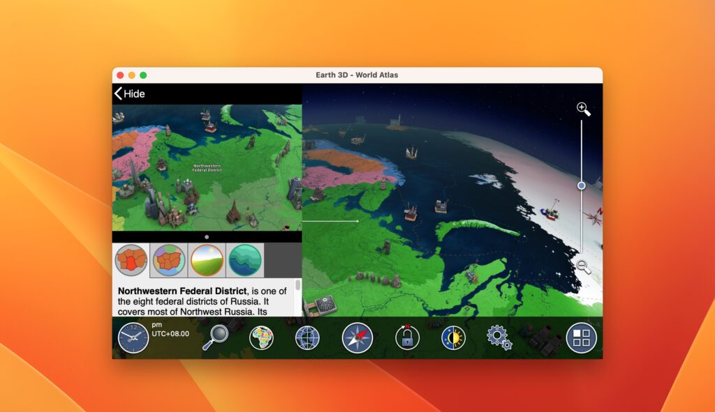 图片[1]-Earth 3D for Mac v8.1.2免激活版 3D地球模拟软件-Mac软件免费下载-Mac良选