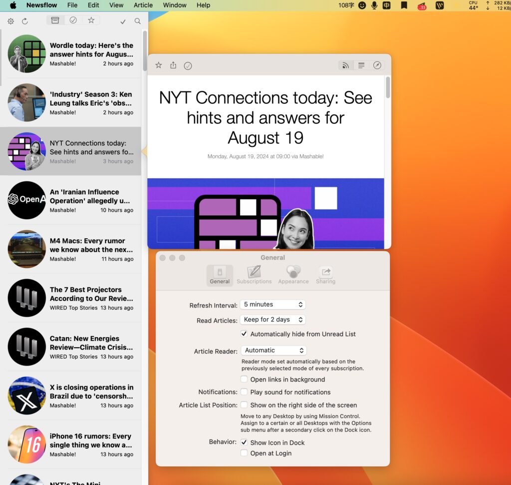 图片[1]-Newsflow for Mac  v1.5.2(38) 激活版优秀的新闻阅读器 -Mac软件免费下载-Mac良选