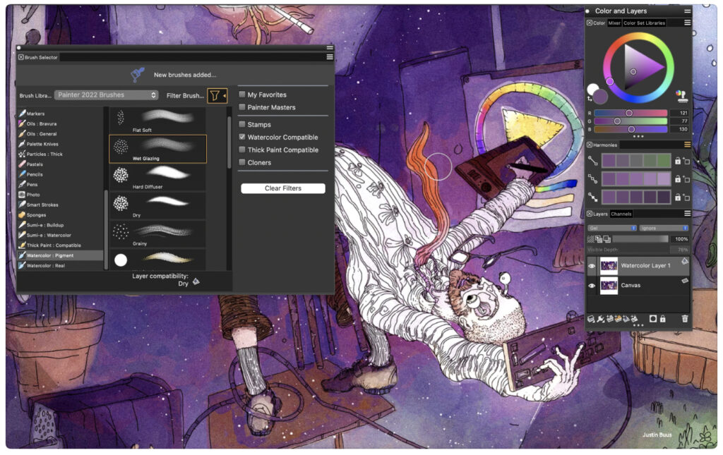 图片[3]-Corel Painter 2023 v23.0.0.352 破解版 强大的数字艺术绘图软件-Mac软件免费下载-Mac良选