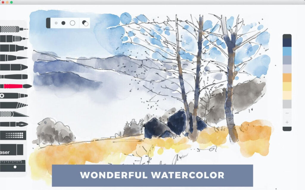 图片[2]-Tayasui Sketches Pro for Mac v6.5激活版 简易绘图工具-Mac软件免费下载-Mac良选