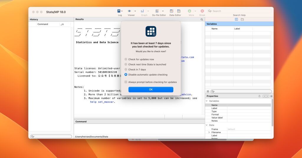 图片[9]-Stata 18 for Mac v18.0 激活版 强大的数据分析计算软件-Mac软件免费下载-Mac良选