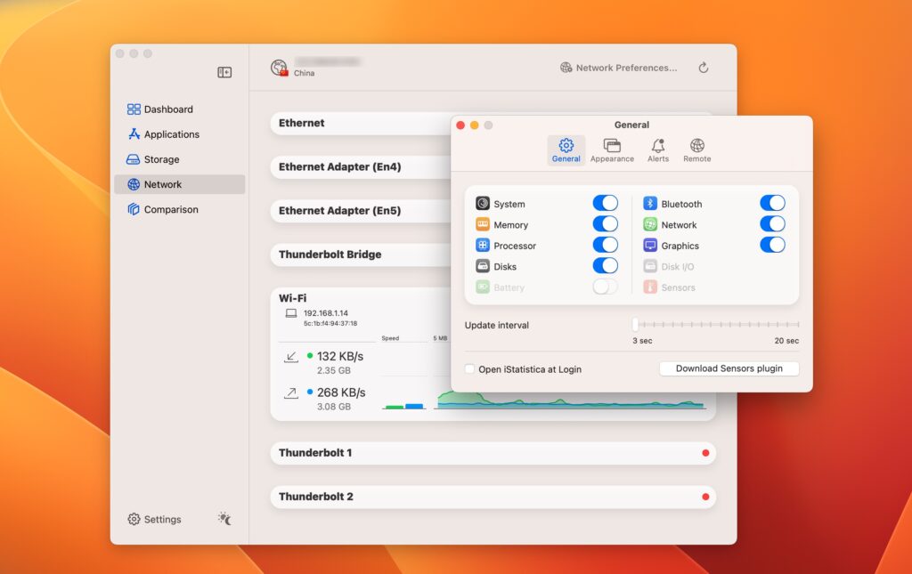图片[3]- iStatistica pro v6.2 中文破解版  mac系统监控小部件-Mac软件免费下载-Mac良选