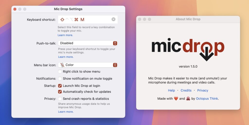 图片[1]-Mic Drop for mac v1.5.0 破解版  麦克风静音控制工具-Mac软件免费下载-Mac良选