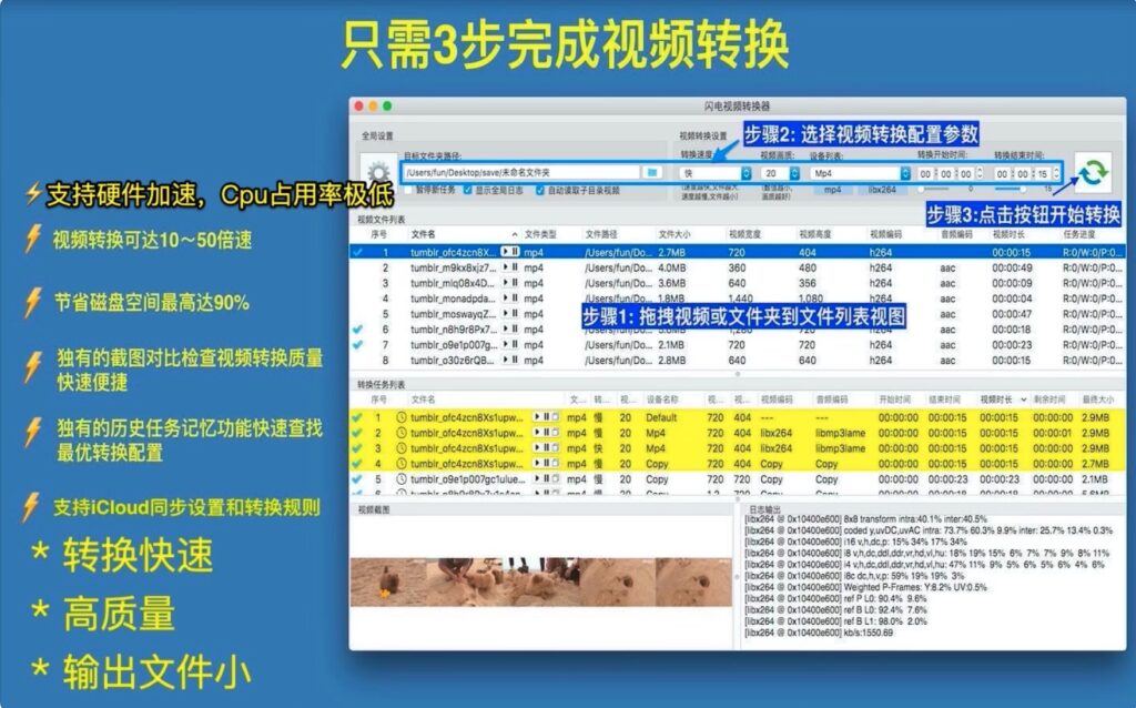 图片[1]-Thunder Video Converter Pro for Mac v5.6中文激活版 闪电视频转换器-Mac软件免费下载-Mac良选