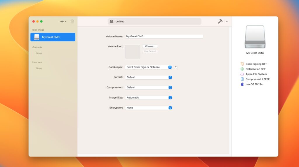 图片[1]-DMG Canvas for Mac v4.1.2 DMG镜像制作工具 激活版-Mac软件免费下载-Mac良选