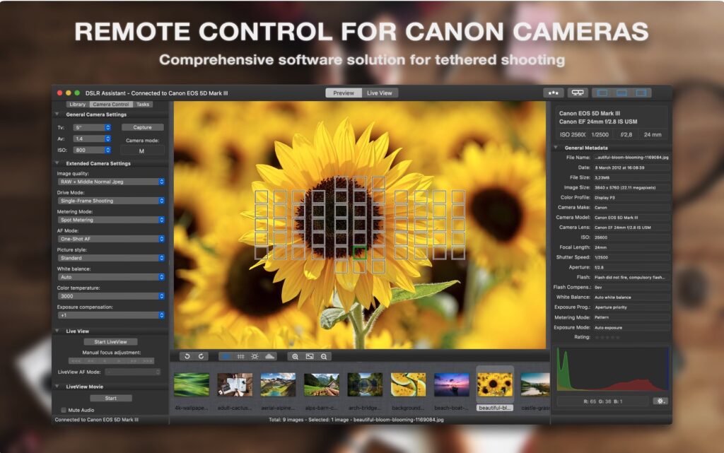 图片[1]-DSLR Assistant for mac v3.9.5 激活版 相机控制应用程序-Mac软件免费下载-Mac良选