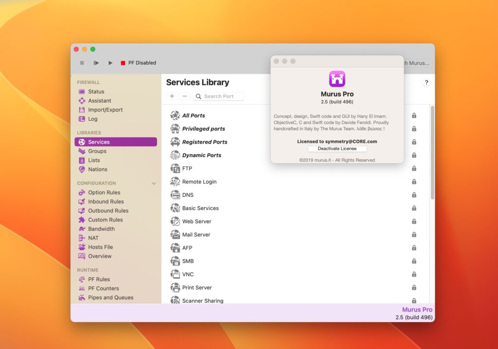 图片[1]-Murus Pro for mac v2.5.496 注册机版 网络安全防火墙工具-Mac软件免费下载-Mac良选