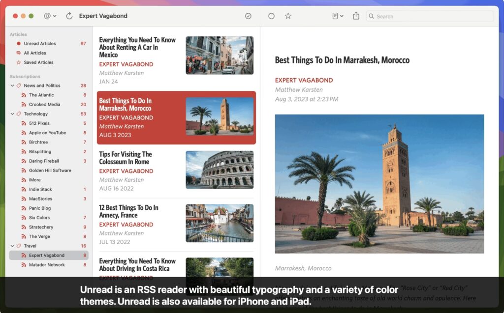 图片[2]-Unread for mac v4.4.4 破解版 Reeder同类型RSS订阅工具-Mac软件免费下载-Mac良选