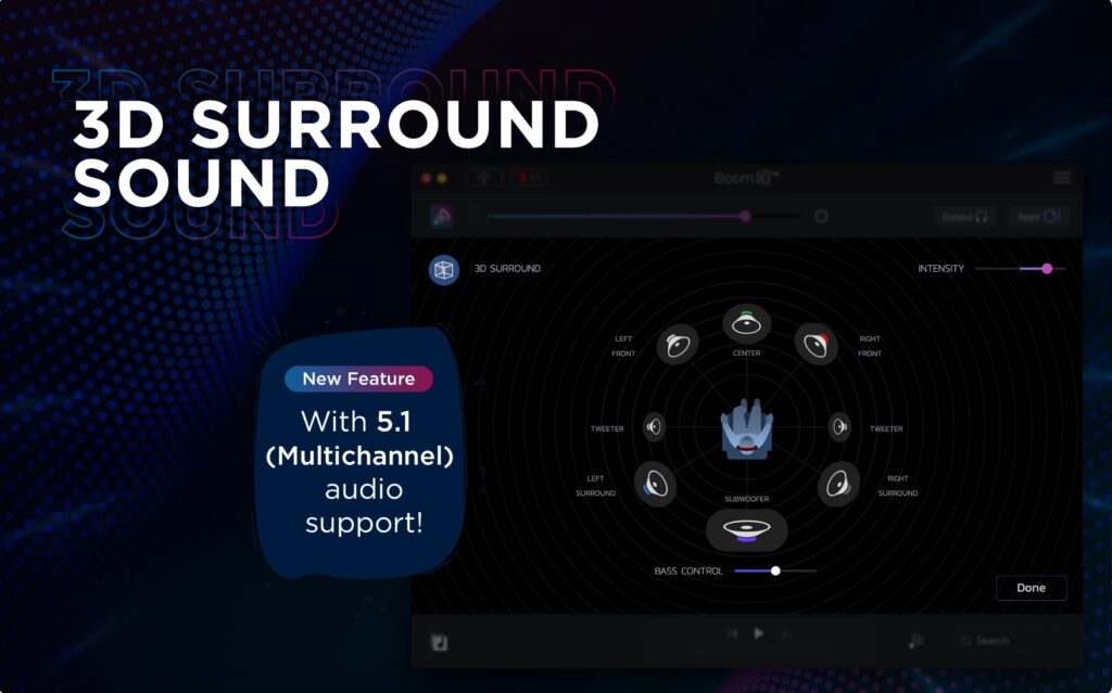 图片[3]-Boom 3D for Mac v2.2.5 中文版- 超强3D环绕音效增强及播放工具-Mac软件免费下载-Mac良选