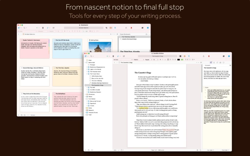 图片[3]-Scrivener 3 for Mac v3.5.1 中文激活版  好用的mac写作软件-Mac软件免费下载-Mac良选