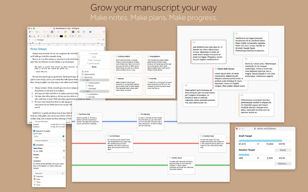 图片[4]-Scrivener 3 for Mac v3.5.1 中文激活版  好用的mac写作软件-Mac软件免费下载-Mac良选