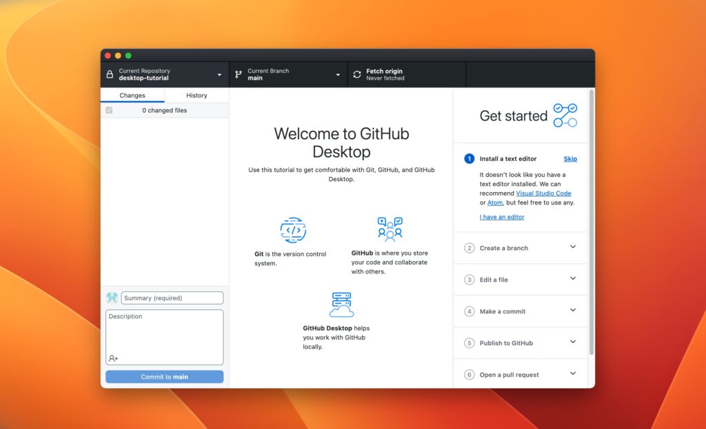 图片[1]-GitHub Desktop Mac 代码托管平台 v3.4.13 英文直装版-Mac软件免费下载-Mac良选