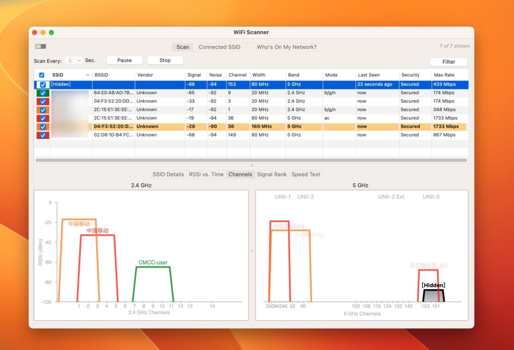 图片[2]-WiFi Scanner for Mac v3.4 激活版 Wifi无线网络扫描管理软件-Mac软件免费下载-Mac良选