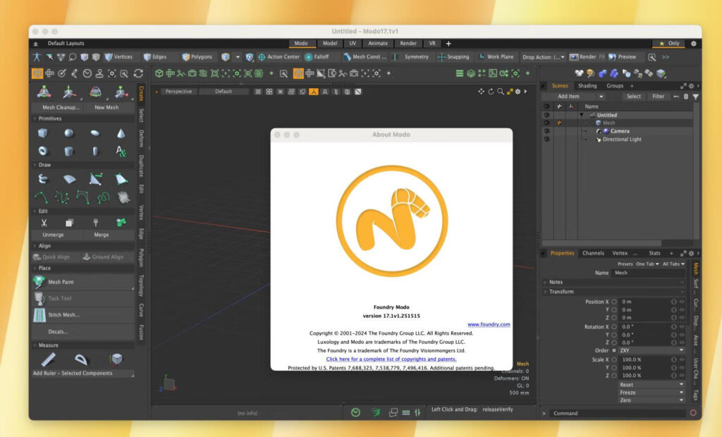 图片[1]-The Foundry Modo 17 for Mac v17.1v1激活版 3D设计建模软件-Mac软件免费下载-Mac良选