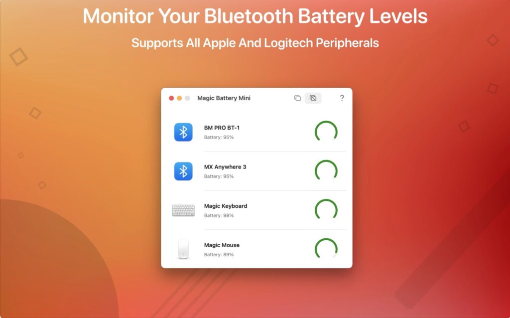 图片[1]-Magic Battery Mini for Mac v4.2.5 中文激活版 电池电量显示软件-Mac软件免费下载-Mac良选