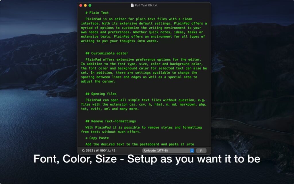 图片[2]-PlainPad for Mac v1.3.4激活版 纯文本文件编辑器-Mac软件免费下载-Mac良选