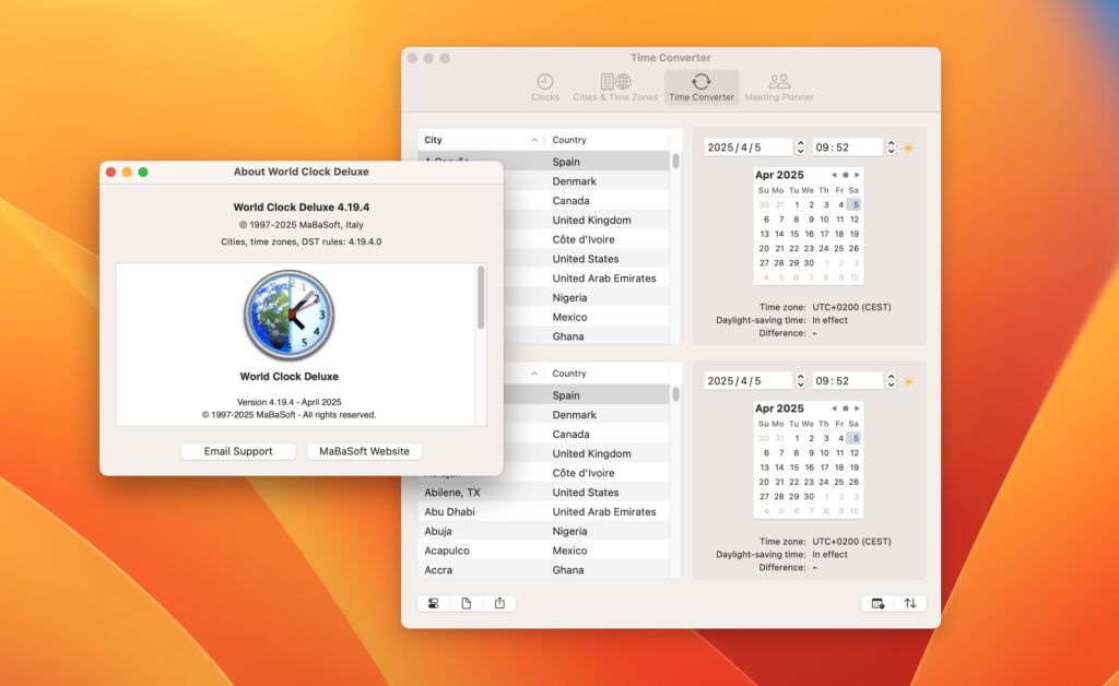 图片[1]-World Clock Deluxe for Mac v4.19.4 直破版 世界时钟豪华版-Mac软件免费下载-Mac良选