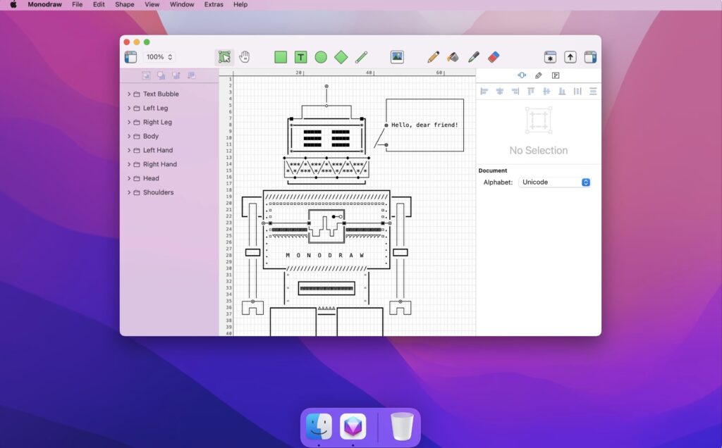 图片[2]-Monodraw for Mac v1.7.1 ASCII艺术编辑器 可视化的方式表示算法、二进制-Mac软件免费下载-Mac良选