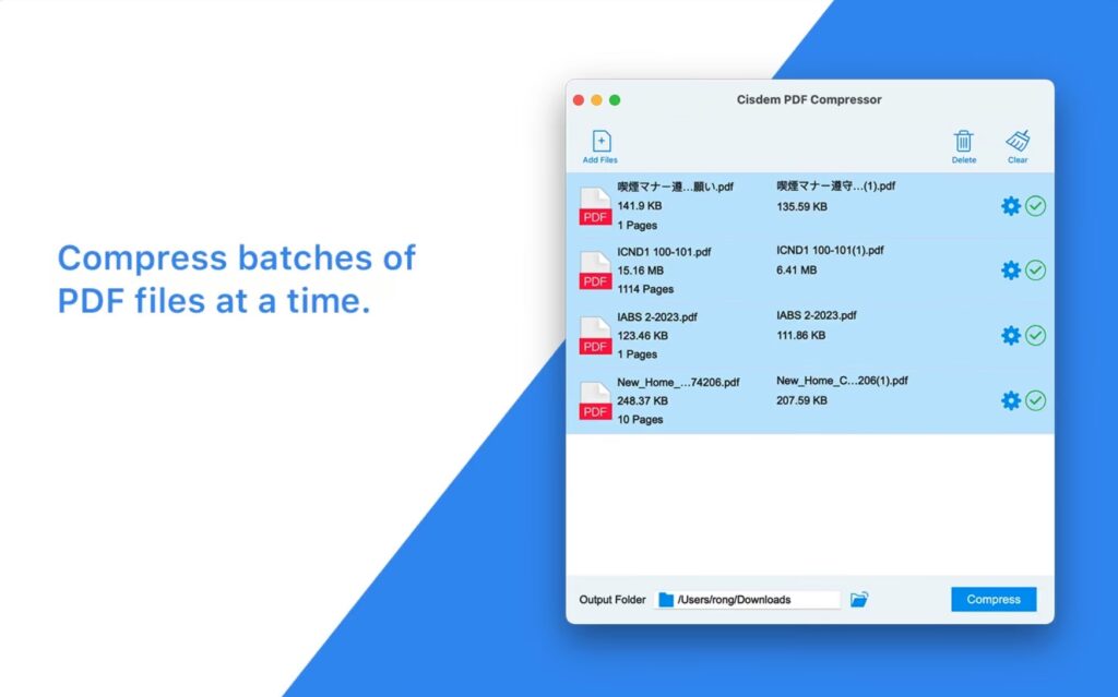 图片[1]-Cisdem PDF Compressor for Mac v5.2.0 英文激活版 PDF文档压缩工具-Mac软件免费下载-Mac良选