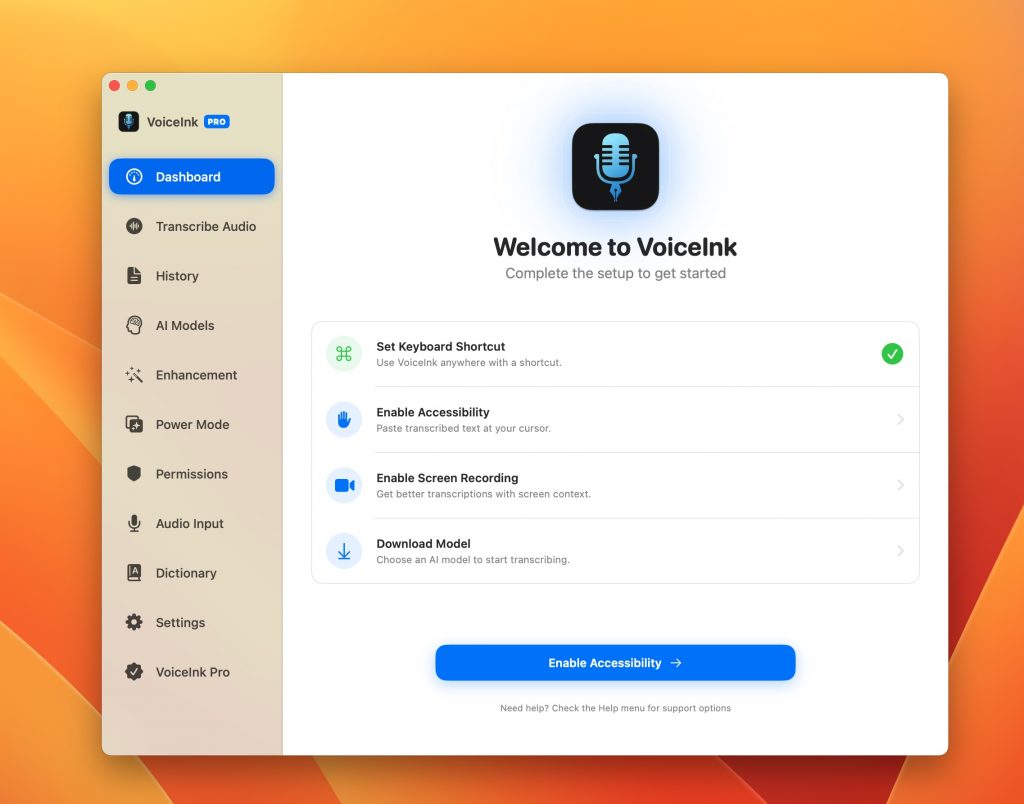 图片[1]-VoiceInk for Mac v1.50(150) 英文版 语音转文本翻译-Mac软件免费下载-Mac良选