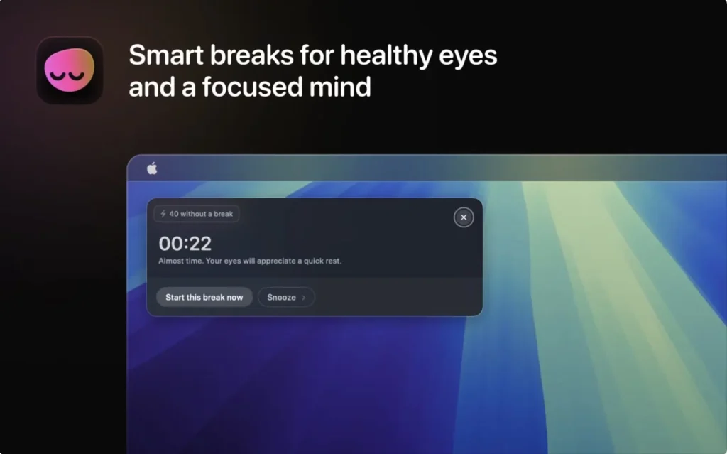 图片[2]-LookAway for Mac v2.0.1 定时提醒休息，保护视力 - Mac软件免费下载-Mac良选-Mac软件免费下载-Mac良选