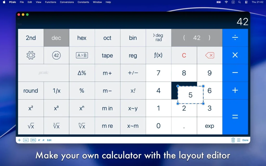 图片[3]-PCalc for Mac v4.11免激活版 好用的科学计算器 - Mac软件免费下载-Mac良选-Mac软件免费下载-Mac良选