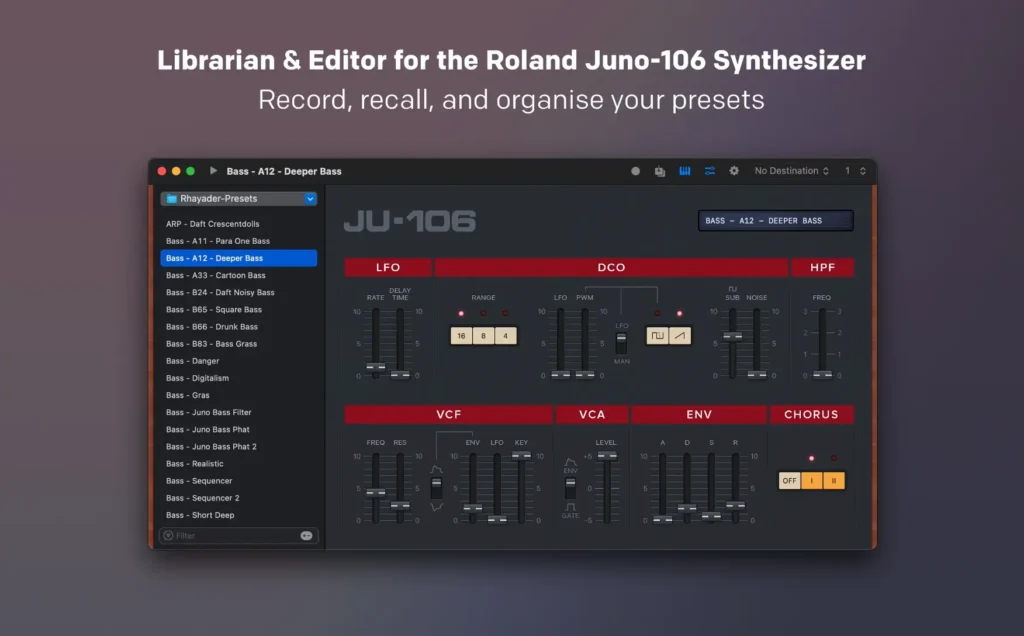 图片[2]-Jouno Preset Manager for mac v2.8.4 激活版 预设管理器和编辑器 Juno Editor-Mac软件免费下载-Mac良选