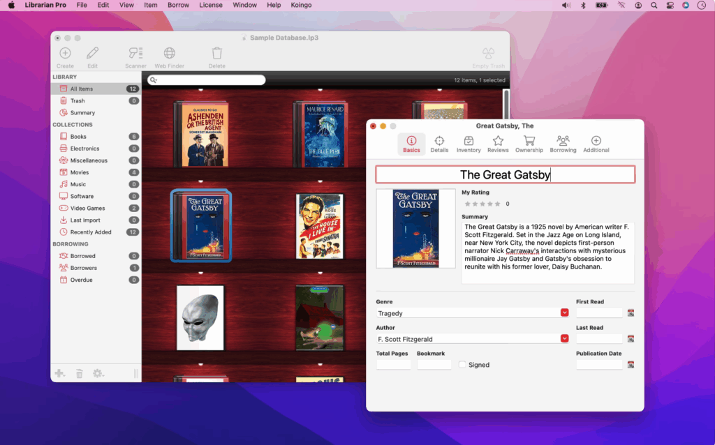 图片[2]-Librarian Pro Mac v8.0.5 英文激活版 多媒体信息管理工具-Mac软件免费下载-Mac良选