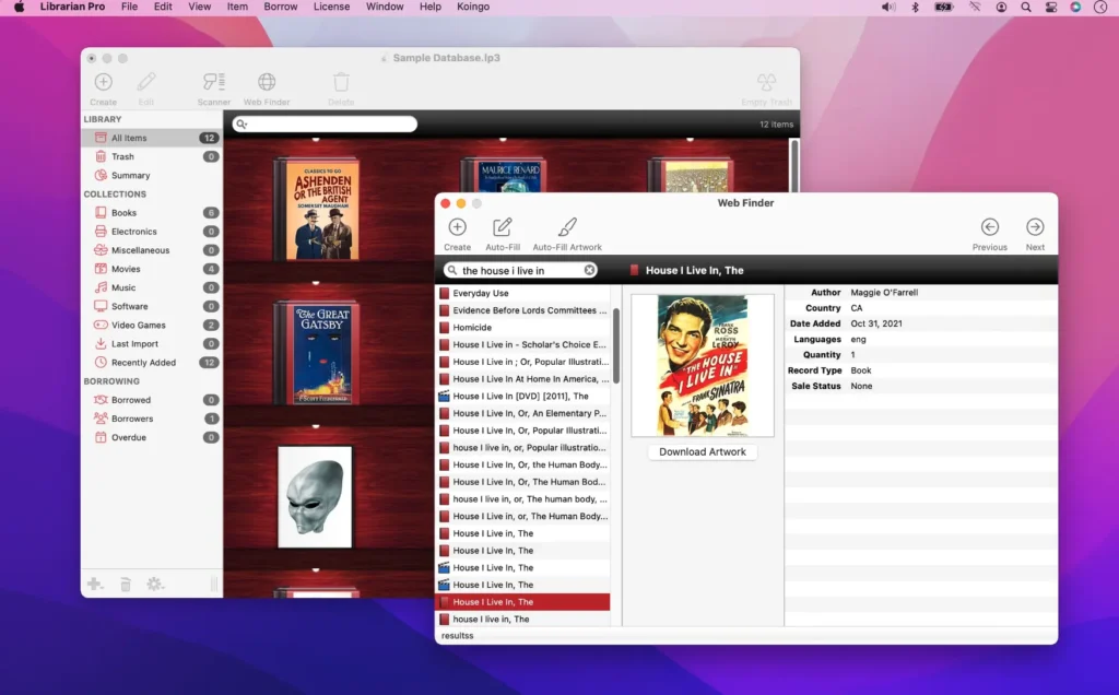 图片[3]-Librarian Pro Mac v8.0.8 英文激活版 多媒体信息管理工具-Mac软件免费下载-Mac良选