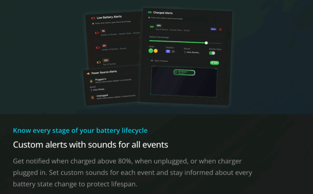 图片[5]-Juicy: Battery Alerts & Health for mac v1.1.0 激活版 mac充电管理 电池管理-Mac软件免费下载-Mac良选