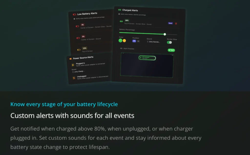 图片[5]-Juicy: Battery Alerts & Health for mac v1.2.1 激活版 mac充电管理 电池管理-Mac软件免费下载-Mac良选