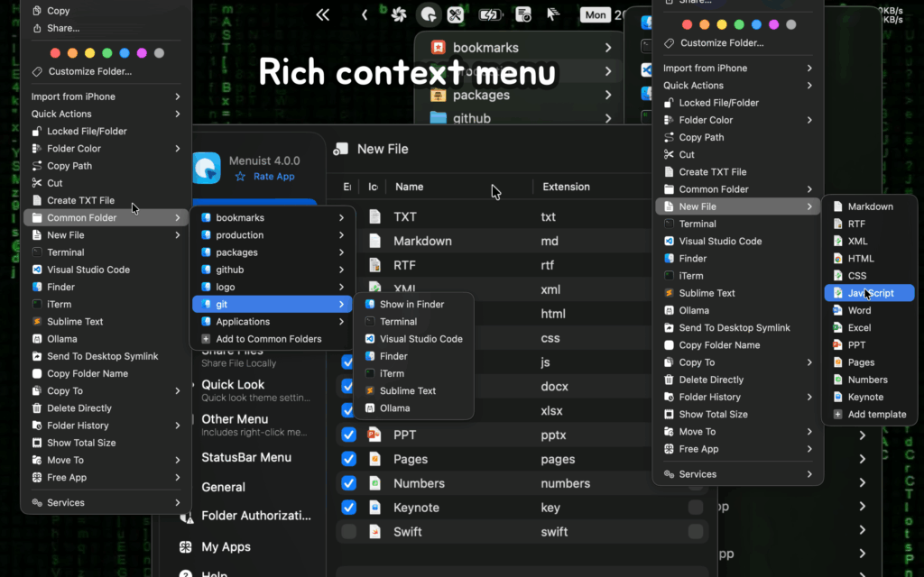 图片[1]-Menuist/RightMenu Master v4.4.0 破解版  强大的右键菜单增强工具-Mac软件免费下载-Mac良选