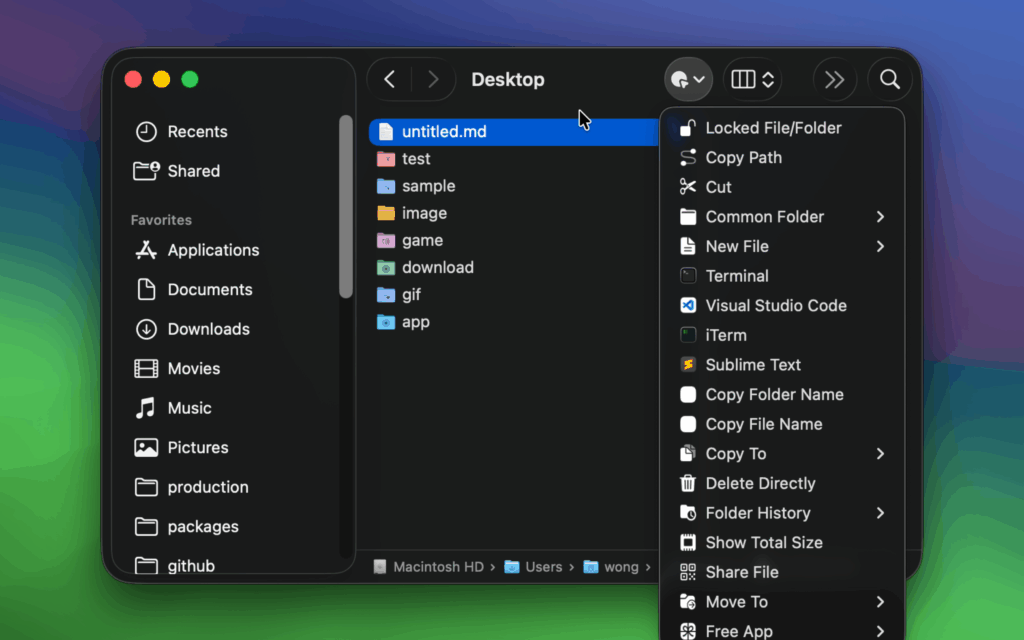 图片[4]-Menuist/RightMenu Master v4.4.0 破解版  强大的右键菜单增强工具-Mac软件免费下载-Mac良选
