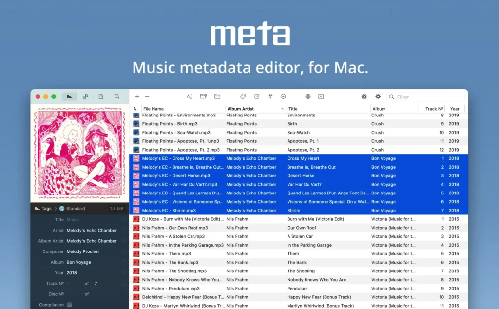 图片[1]-Meta for Mac v2.4.0 激活版 专业的音乐标签编辑器 - Mac软件免费下载-Mac良选-Mac软件免费下载-Mac良选