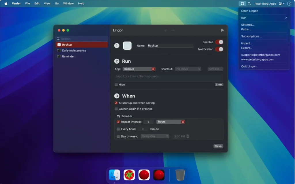 图片[3]-Lingon Pro for Mac v10.2.3 激活版 自动化管理工具 - Mac软件免费下载-Mac良选-Mac软件免费下载-Mac良选