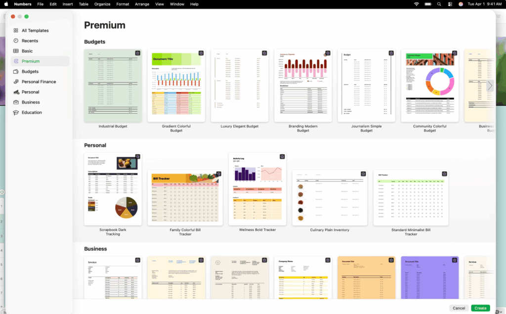 图片[2]-Numbers Creator Studio for Mac v15.1  中文版 电子表格制作-Mac软件免费下载-Mac良选