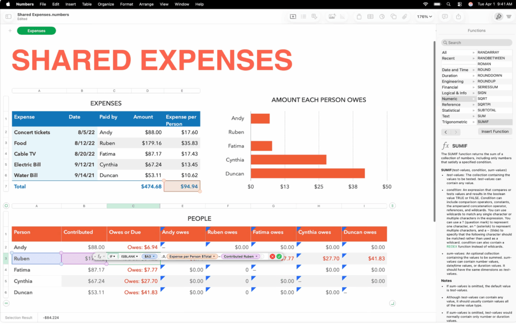 图片[5]-Numbers Creator Studio for Mac v15.1  中文版 电子表格制作-Mac软件免费下载-Mac良选