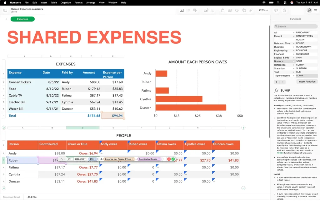 图片[5]-Numbers Creator Studio for Mac v15.2  中文版 电子表格制作-Mac软件免费下载-Mac良选