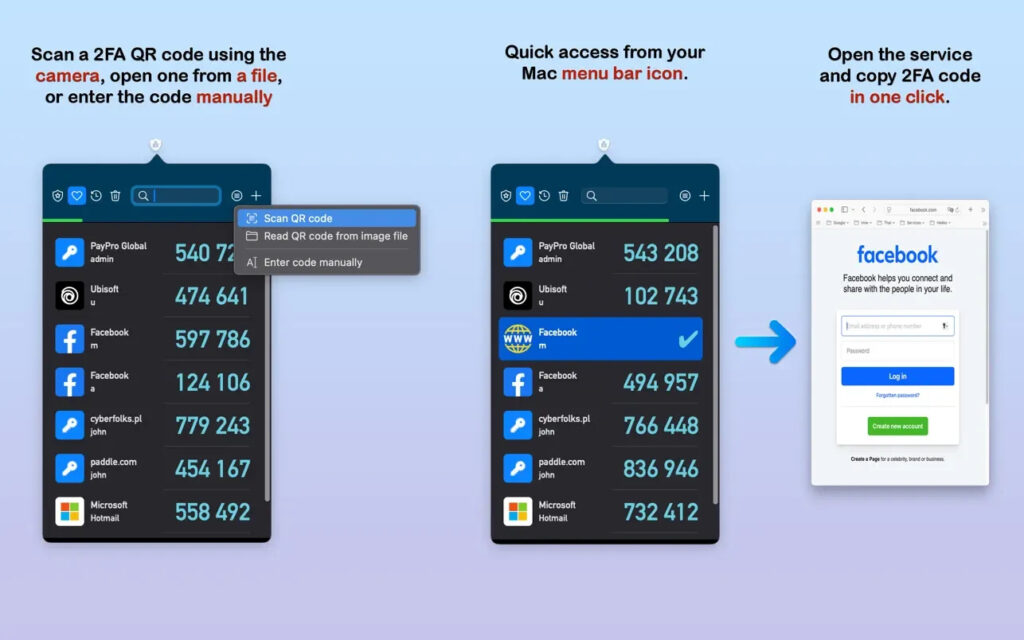 图片[2]-Auth Ally for Mac v2.4 中文激活版 便捷的一次性密码 (OTP) 生成器-Mac软件免费下载-Mac良选