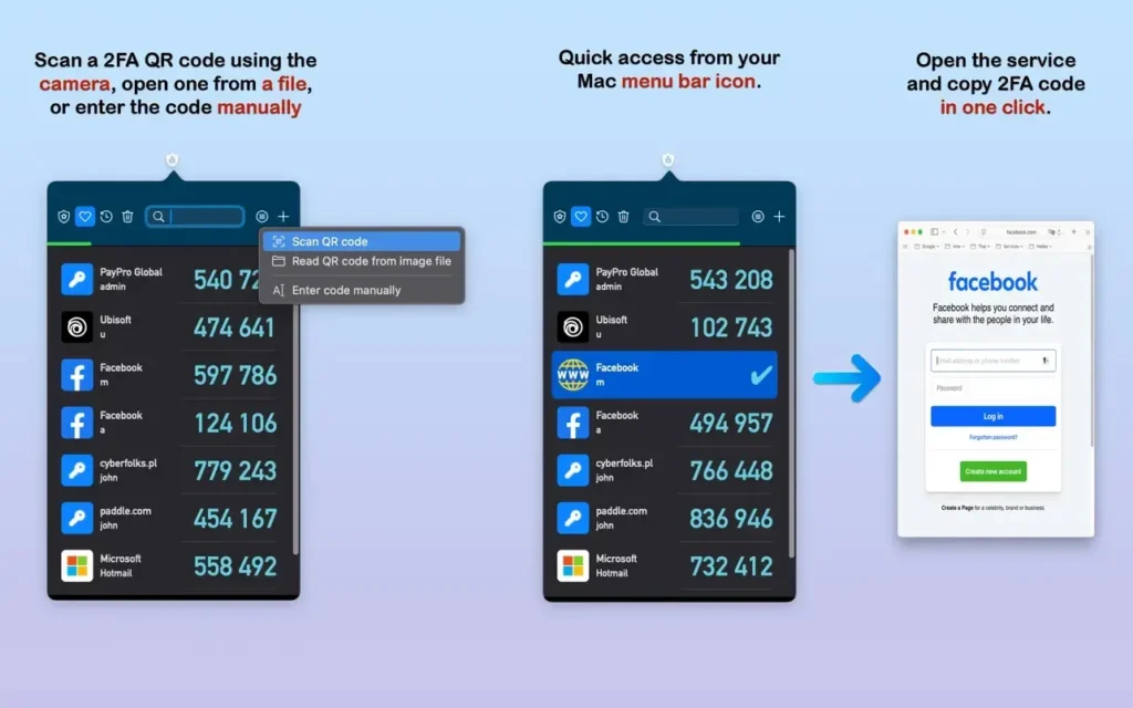 图片[2]-Auth Ally for Mac v2.4 中文激活版 便捷的一次性密码 (OTP) 生成器 - Mac软件免费下载-Mac良选-Mac软件免费下载-Mac良选